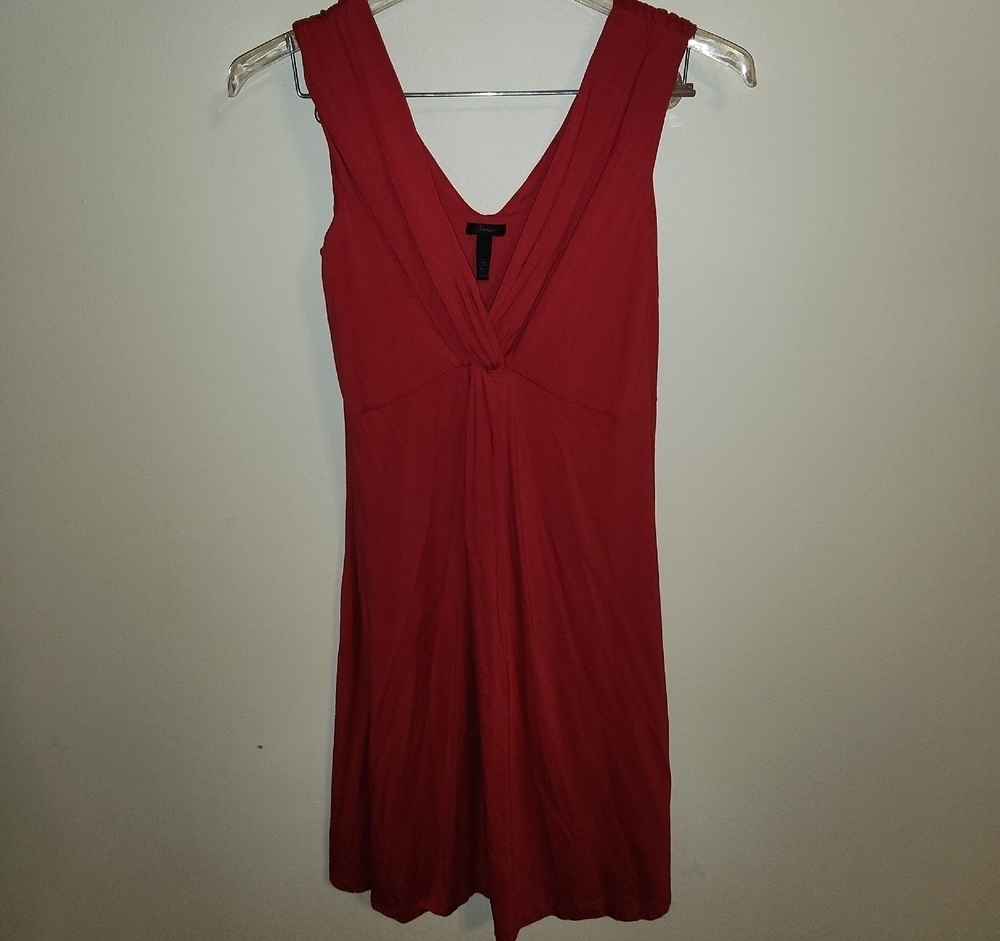 Soma Vibrant Red Knit Dress